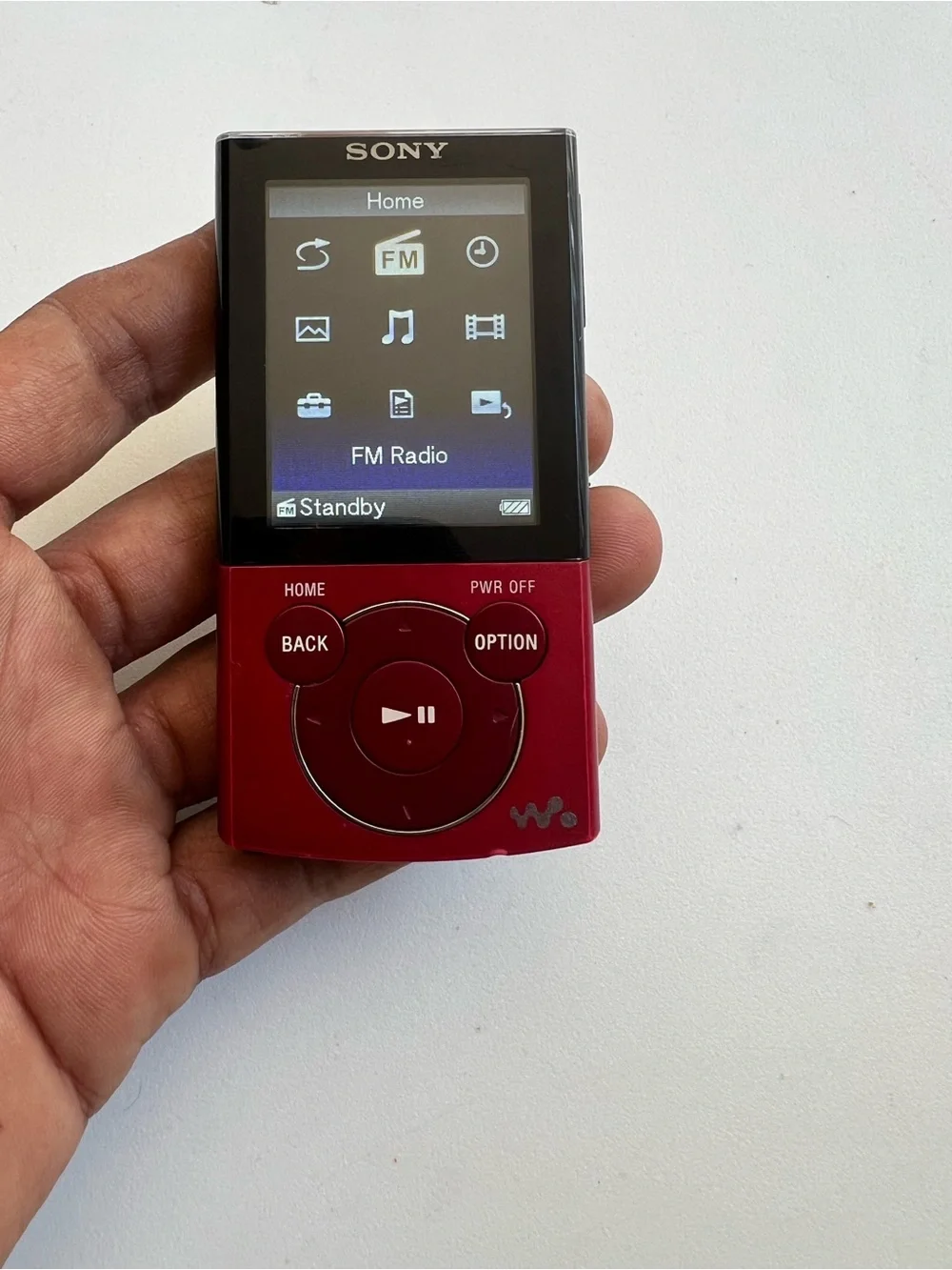 Sony NWZ-E344 Red Digital Walkman MP3 Player with Matching Earbuds and USB Cable